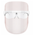 LPURE SOL LED-lichttherapiemasker met wit bandje en rode lichtlijnen